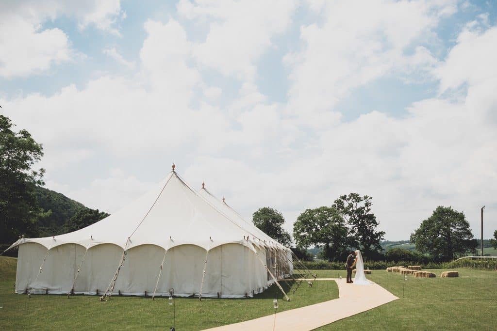 Marquee at Harthill Weddings Cheshire // Rebecca & Richard