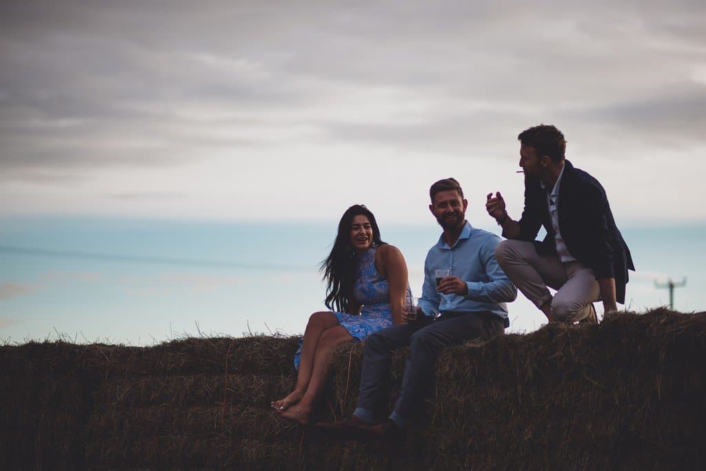 Relaxed tipi wedding photographer // Debbi & John