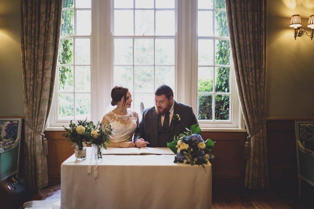 nunsmere hall hotel wedding photography