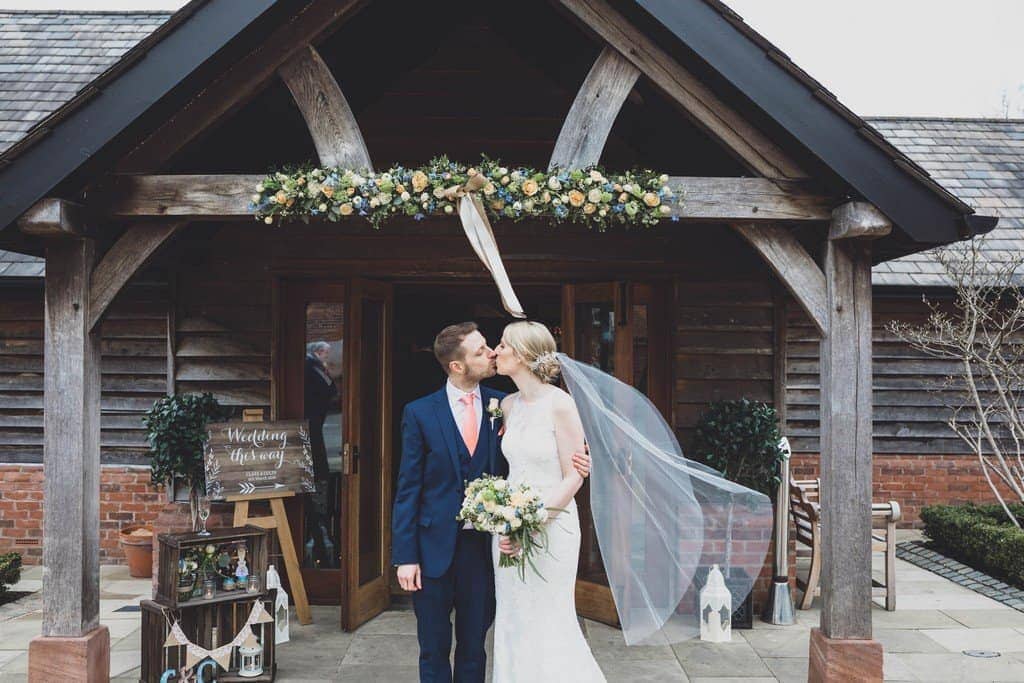 sandhole oak barn wedding photography couple