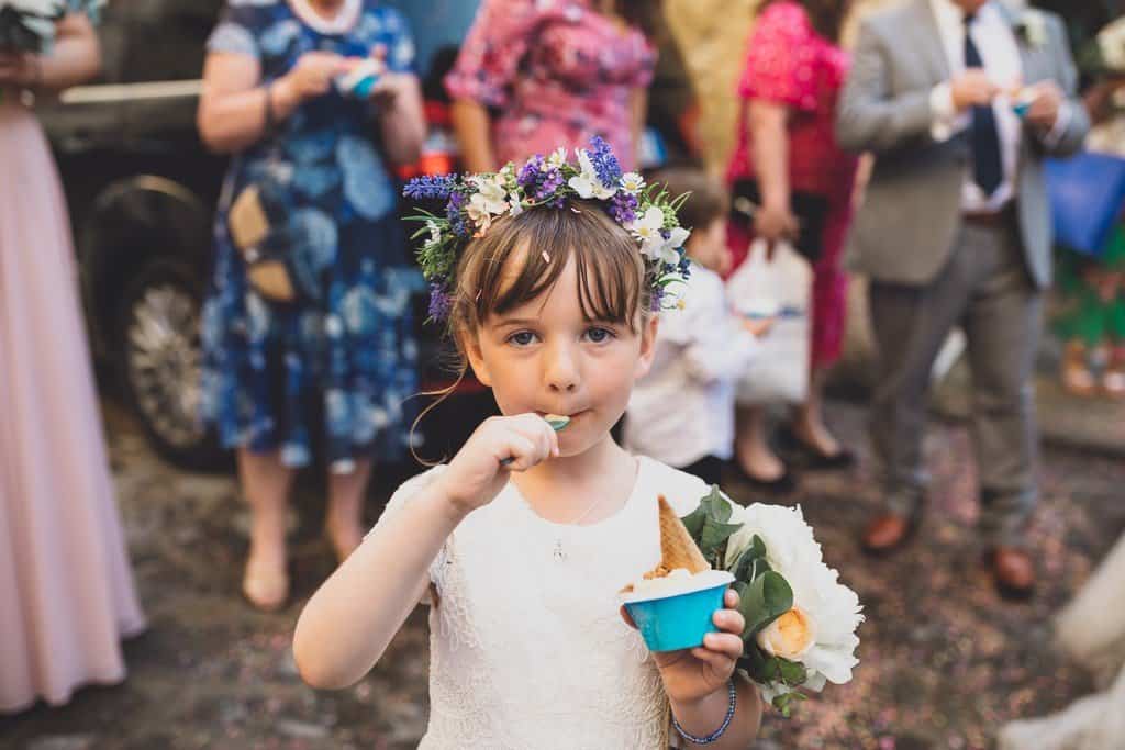 italy wedding photographer bride boho and blue suit relaxe