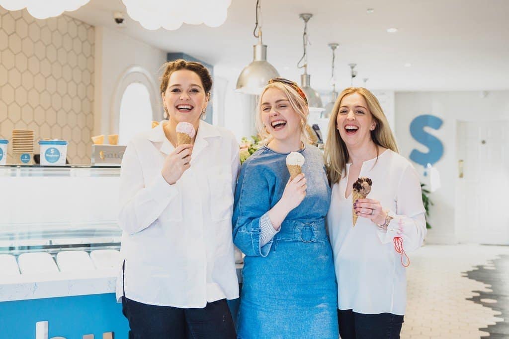 snugburys ice cream commercial shoot