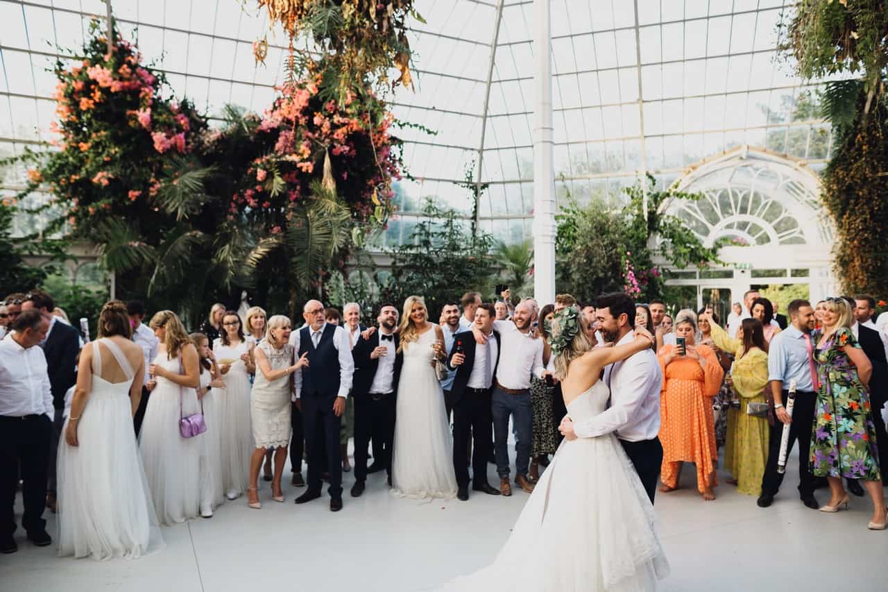 sefton park palm house wedding in liverpool