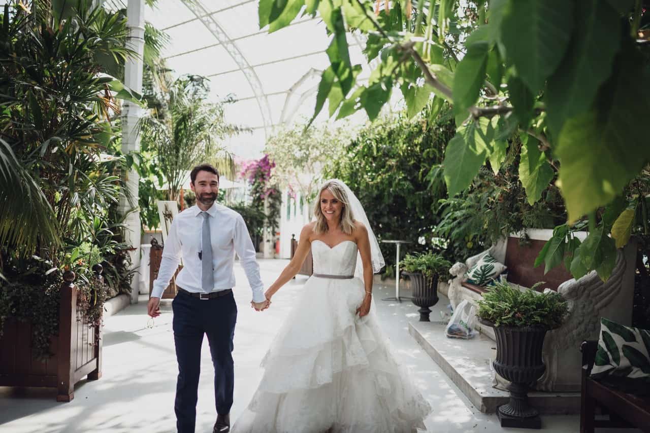 sefton park palm house wedding in liverpool