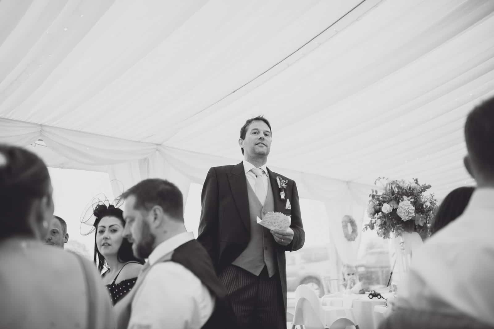 Marquee at home // Helen & John