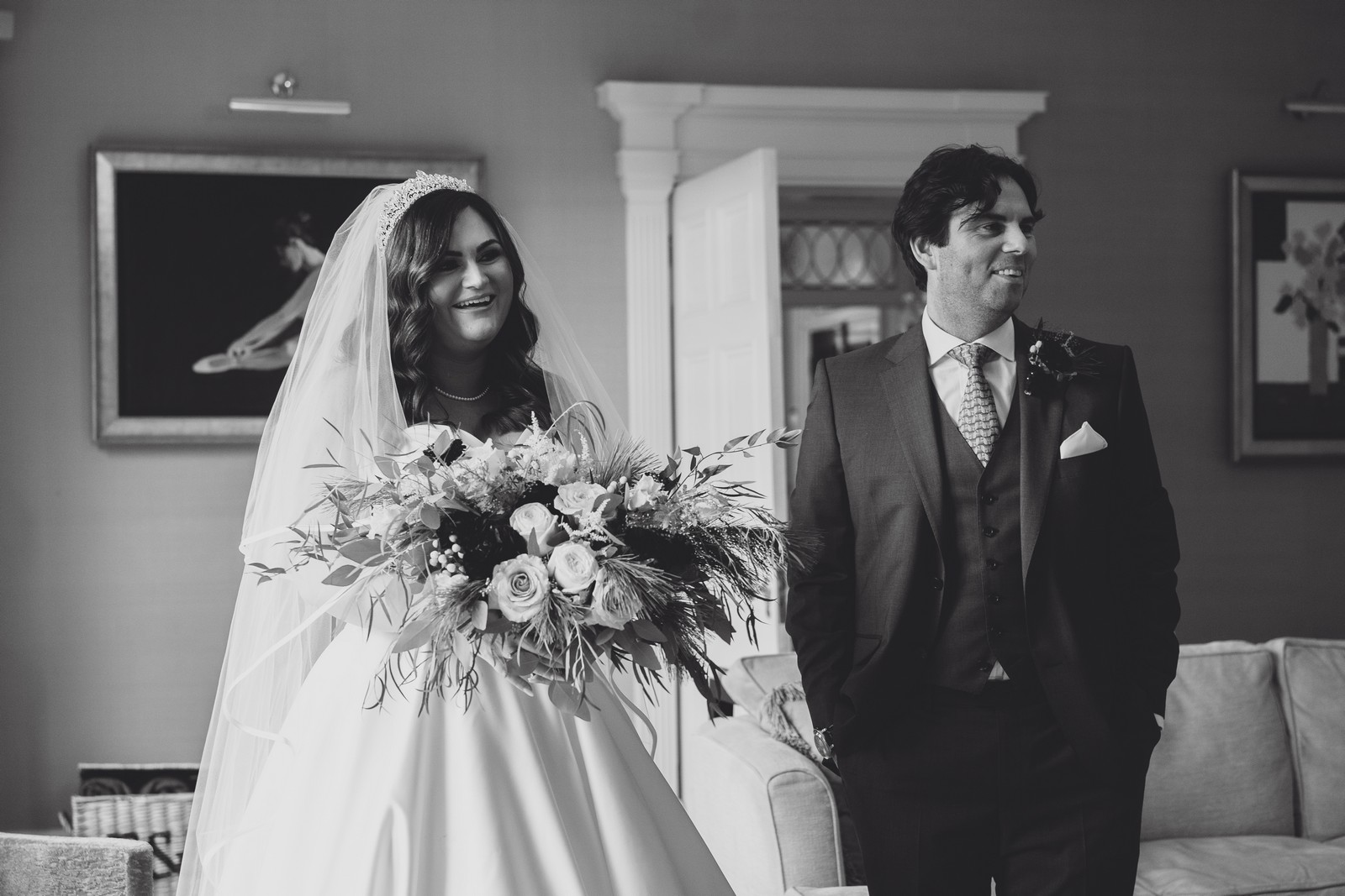 winter wedding at delamere manor