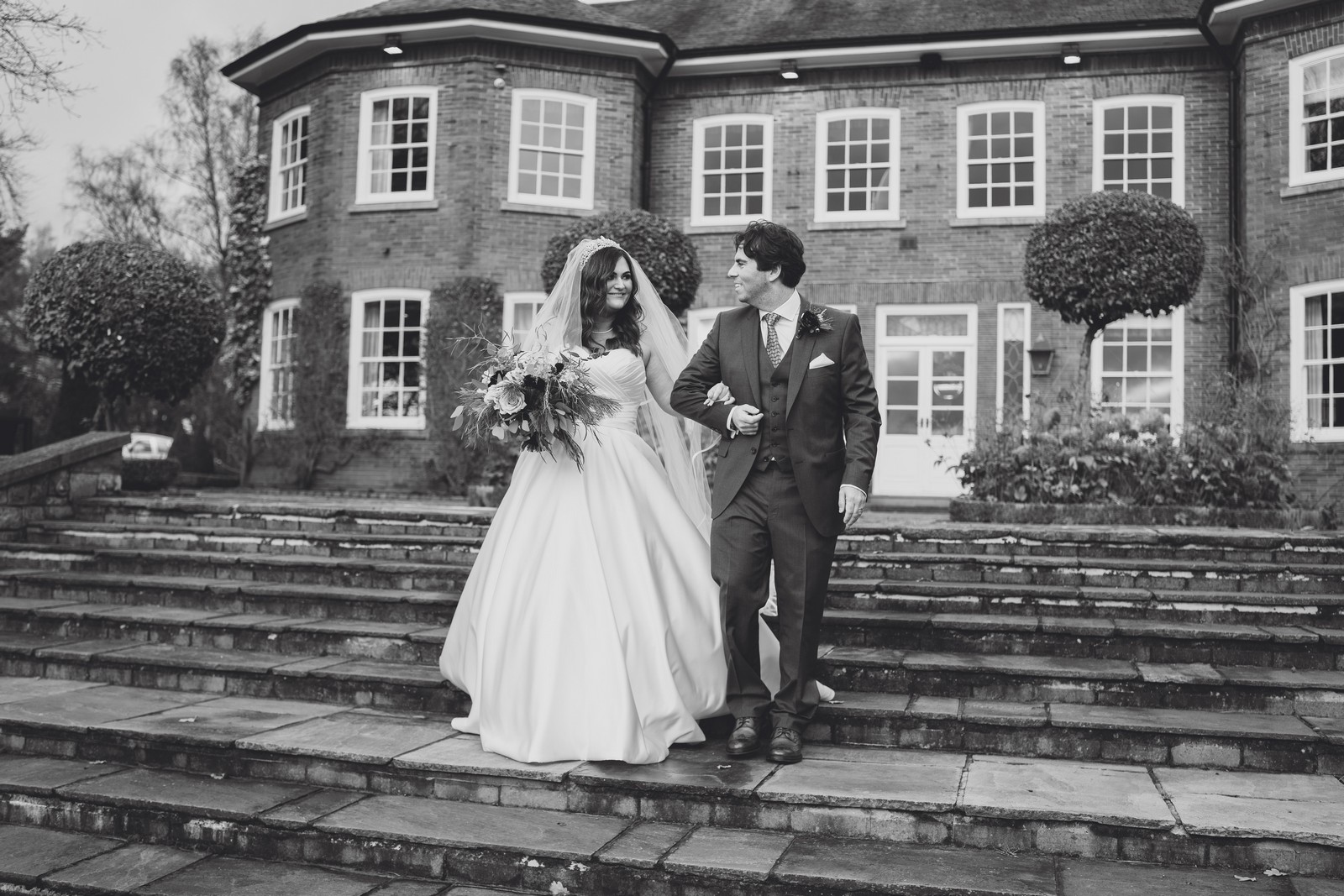 winter wedding at delamere manor