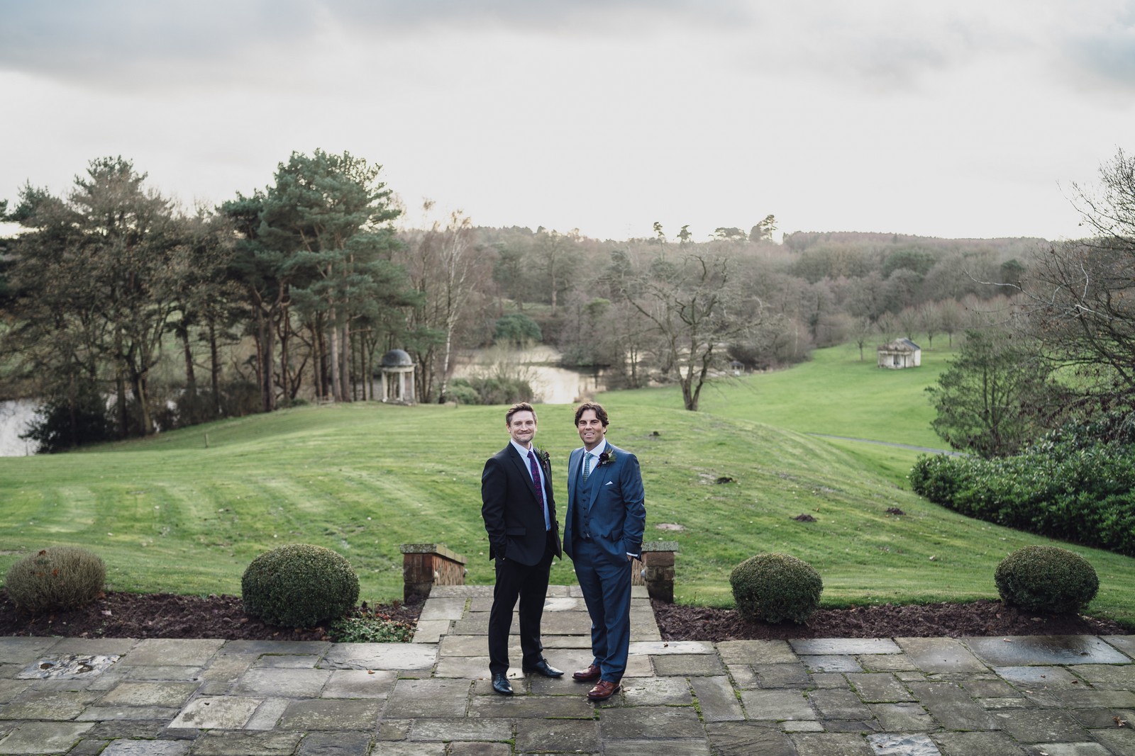 winter wedding at delamere manor