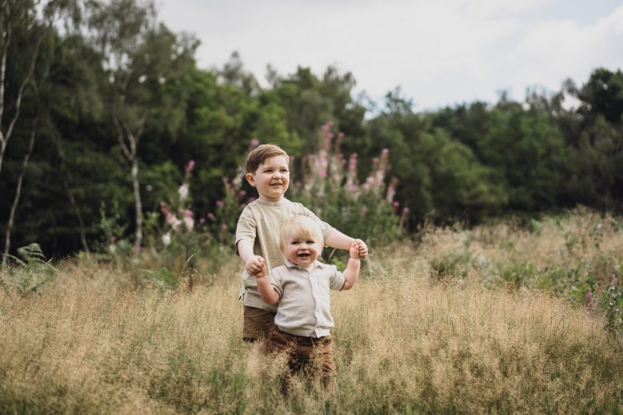 Family shoot in the woods // Crosbie Family