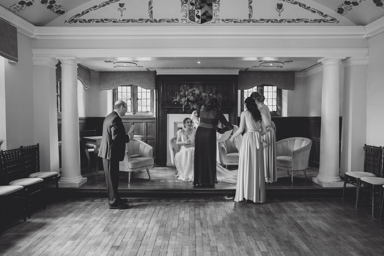 jewish wedding at wrenbury hall