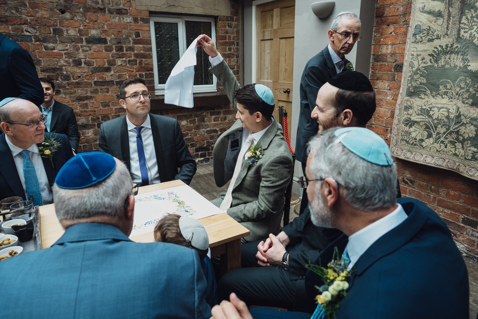 Jewish wedding at Wrenbury hall // Sophie & David