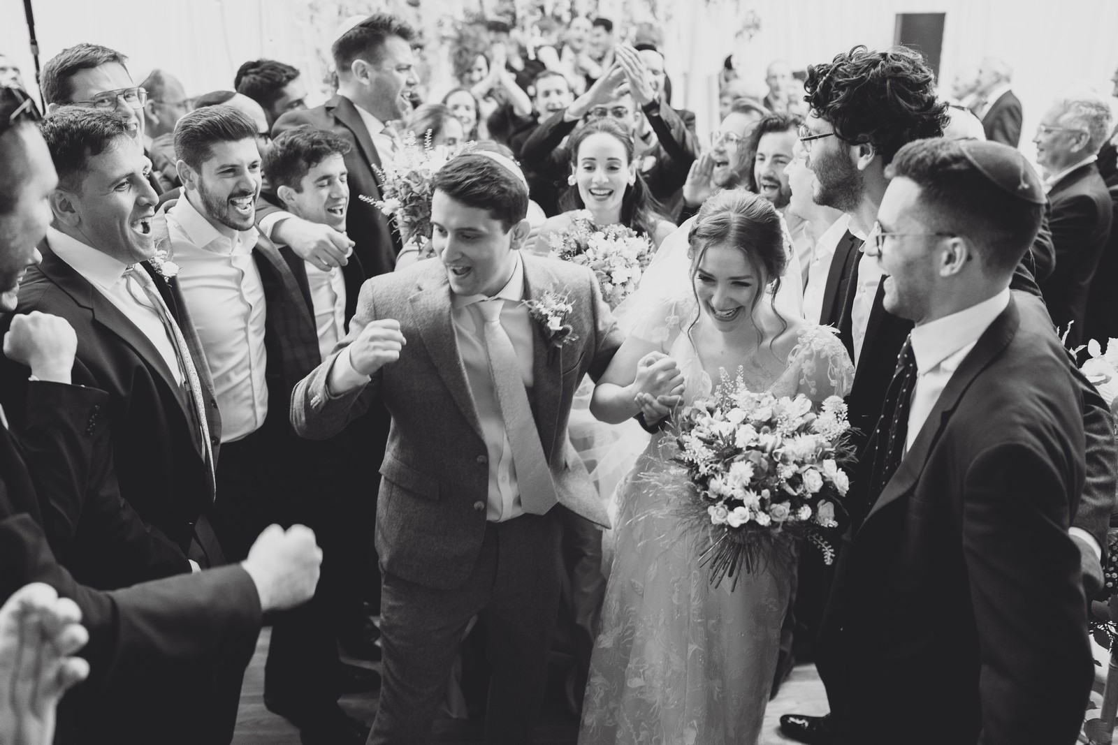 Jewish wedding at Wrenbury hall // Sophie & David