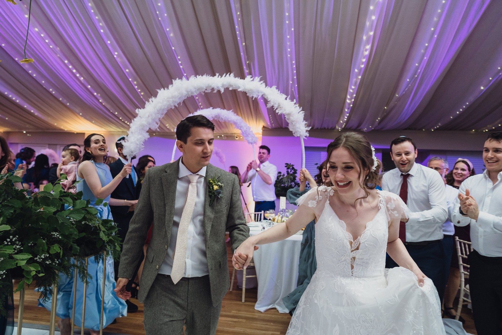 Jewish wedding at Wrenbury hall // Sophie & David