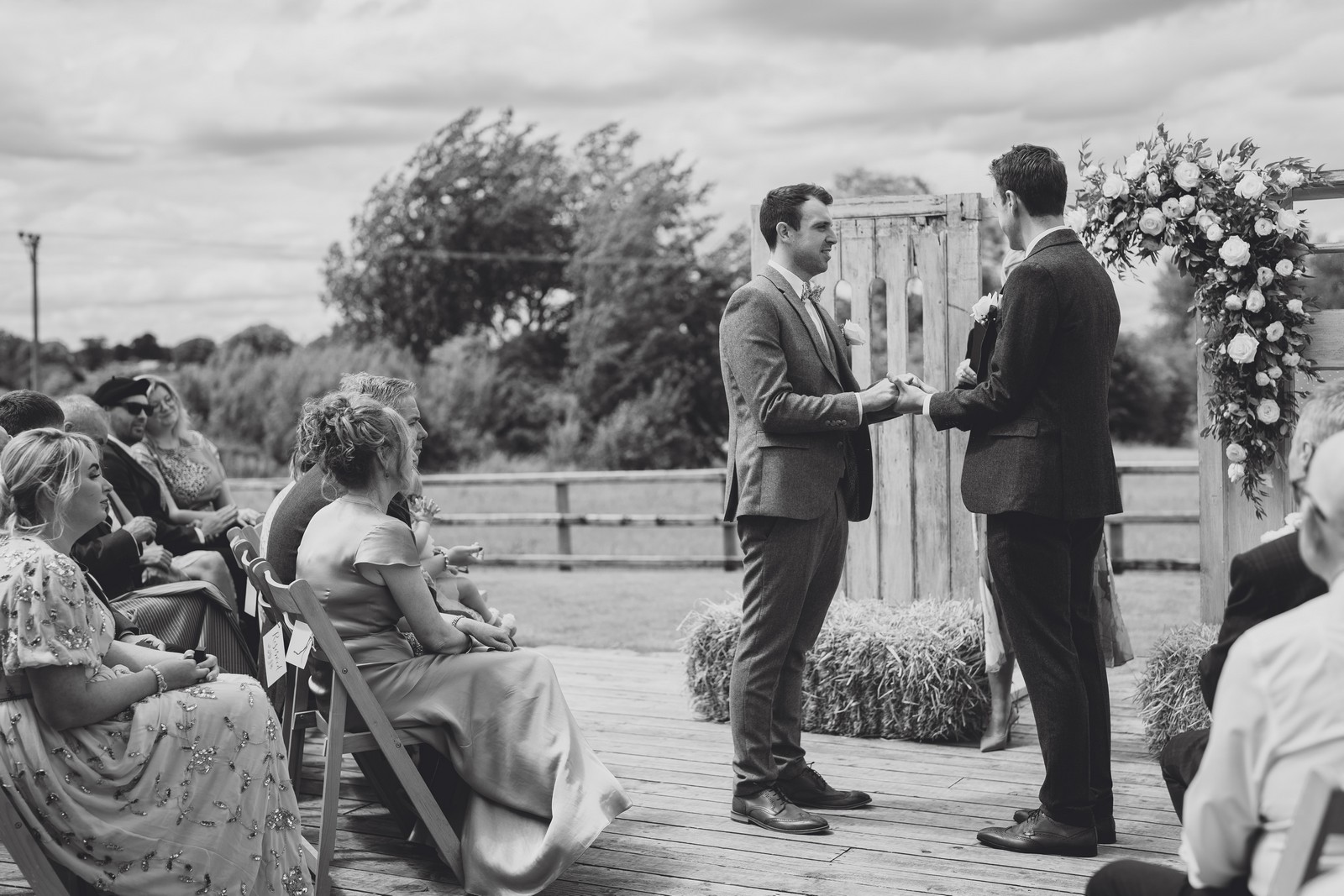 grange barn shropshire wedding photographer