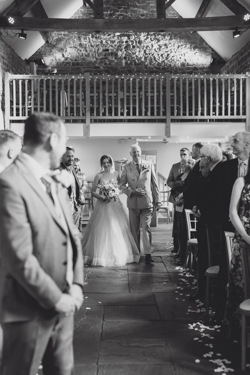 the ashes staffordshire wedding barn venue