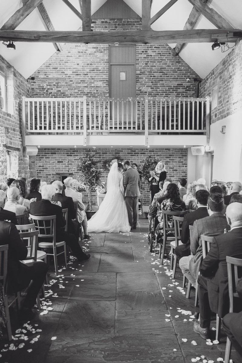 the ashes staffordshire wedding barn venue