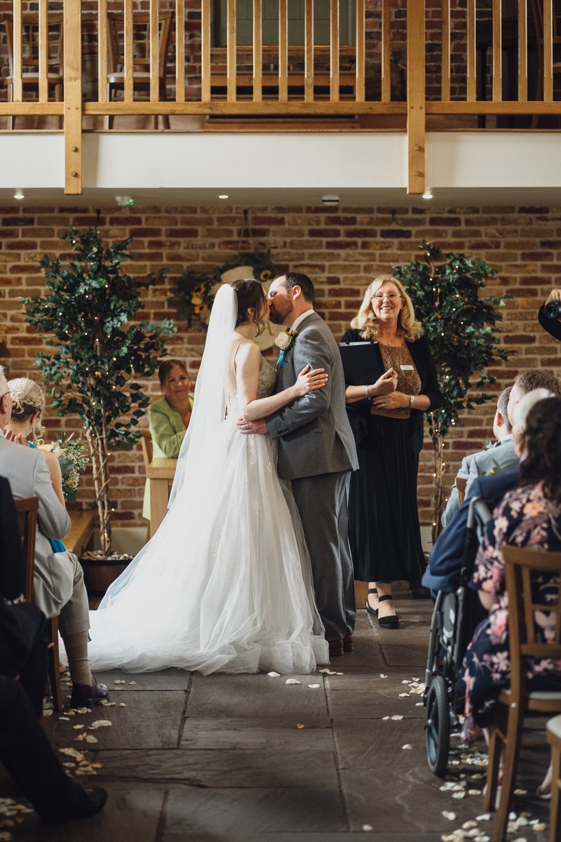 the ashes staffordshire wedding barn venue