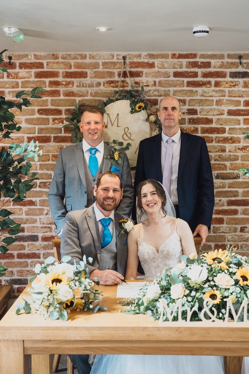 the ashes staffordshire wedding barn venue