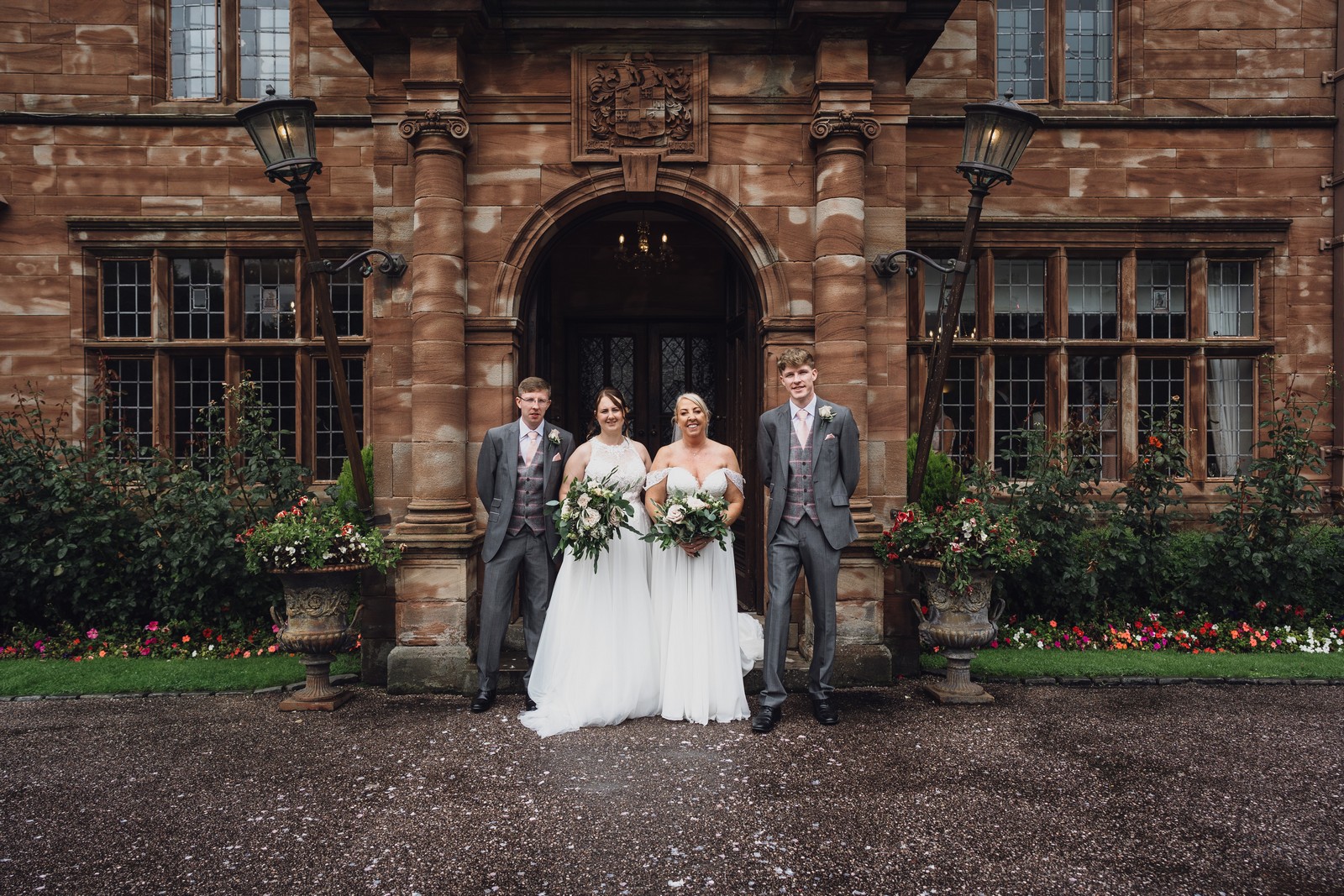 the best north west cheshire wedding photographer at wrenbury hall