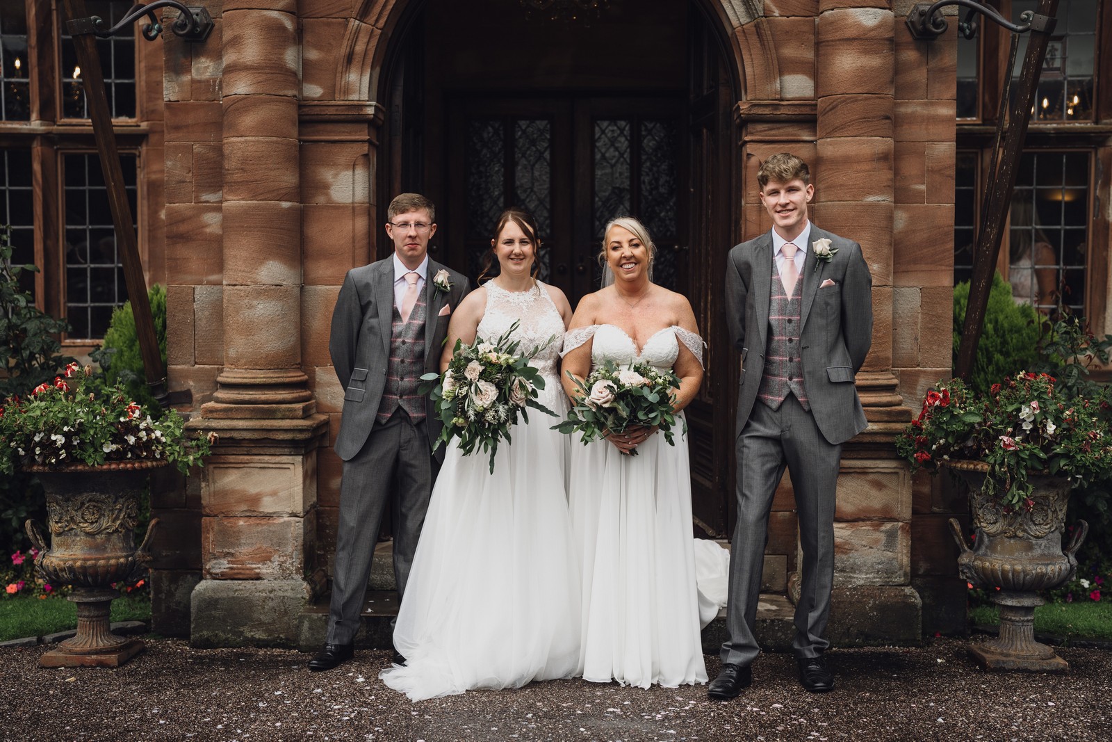 the best north west cheshire wedding photographer at wrenbury hall