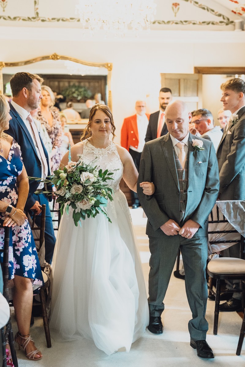 the best north west cheshire wedding photographer at wrenbury hall