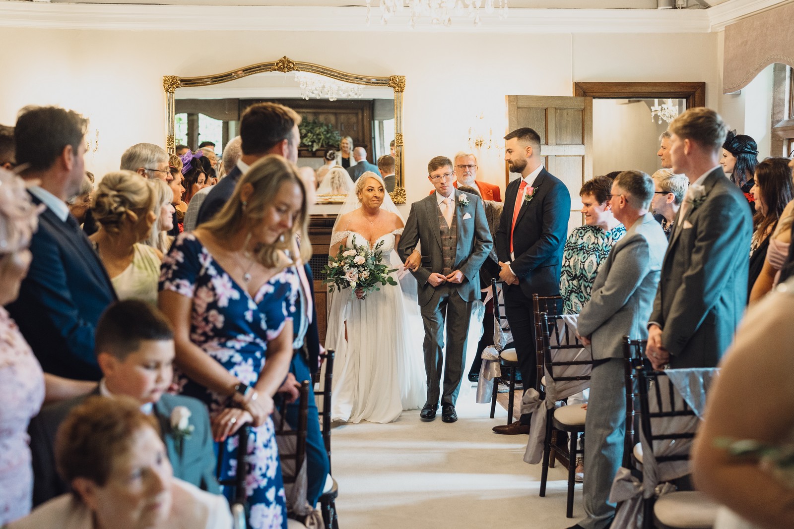 the best north west cheshire wedding photographer at wrenbury hall