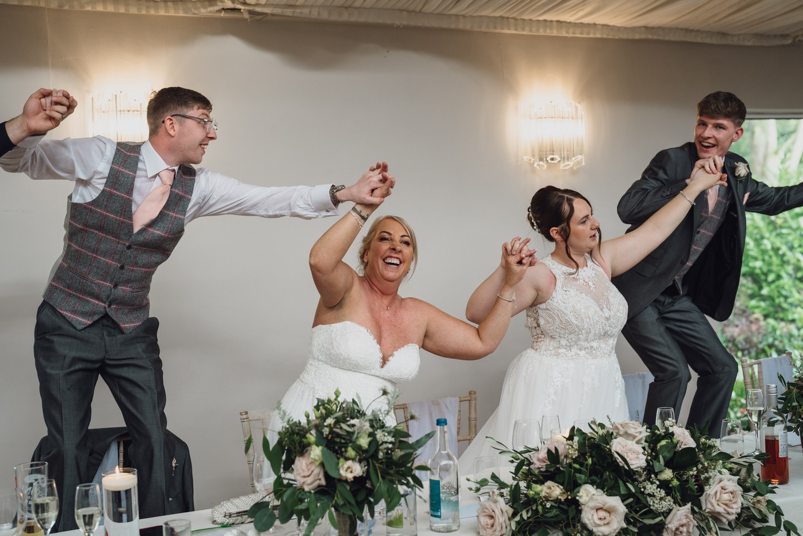 the best north west cheshire wedding photographer at wrenbury hall