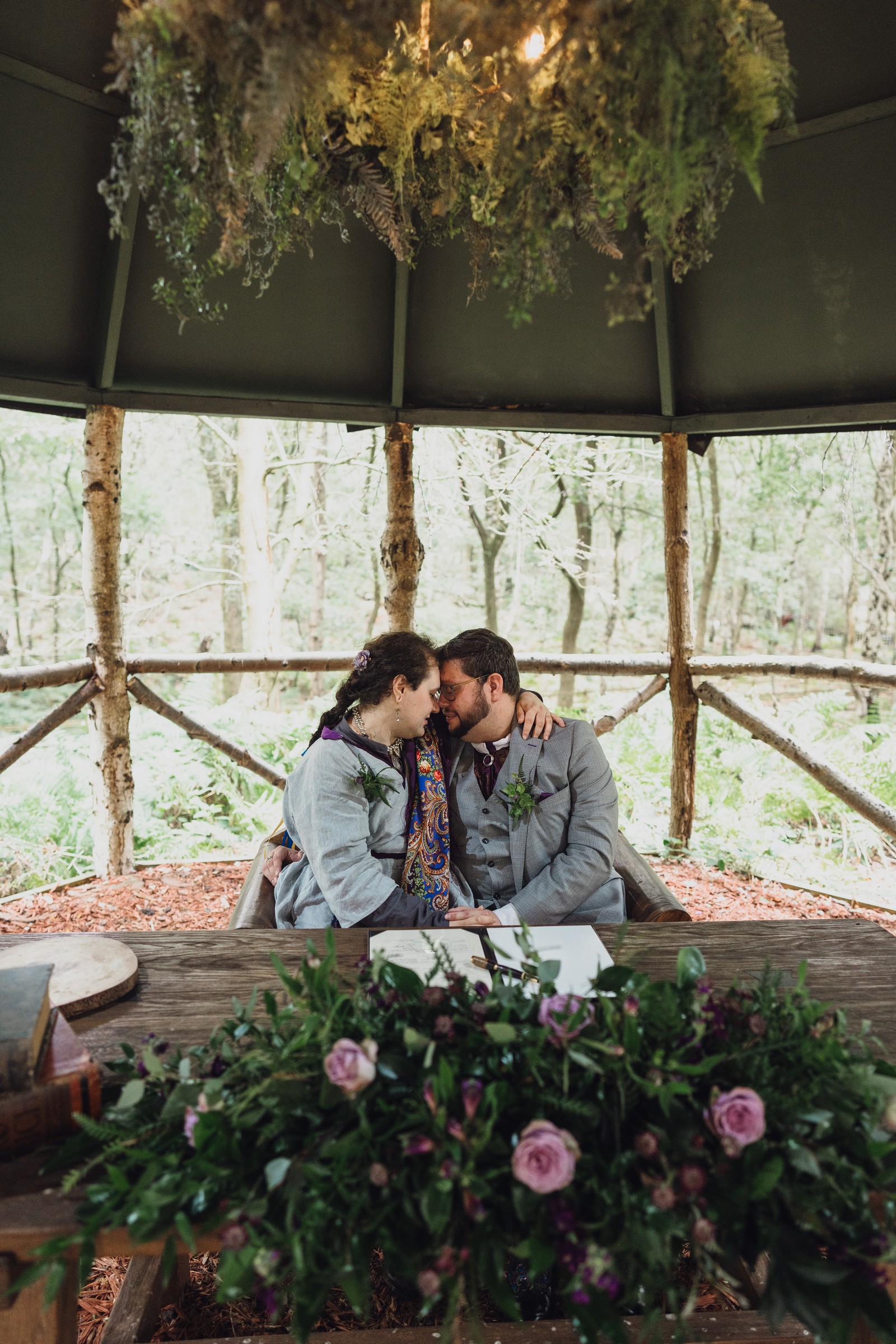 Ben & Kris // Cheshire woodland weddings