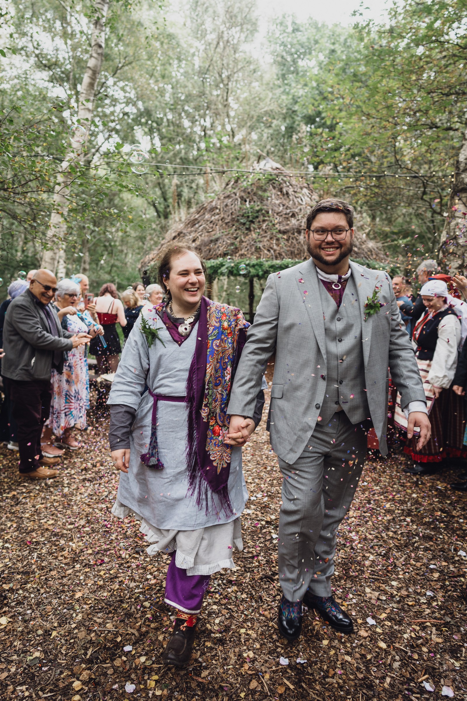 Ben & Kris // Cheshire woodland weddings