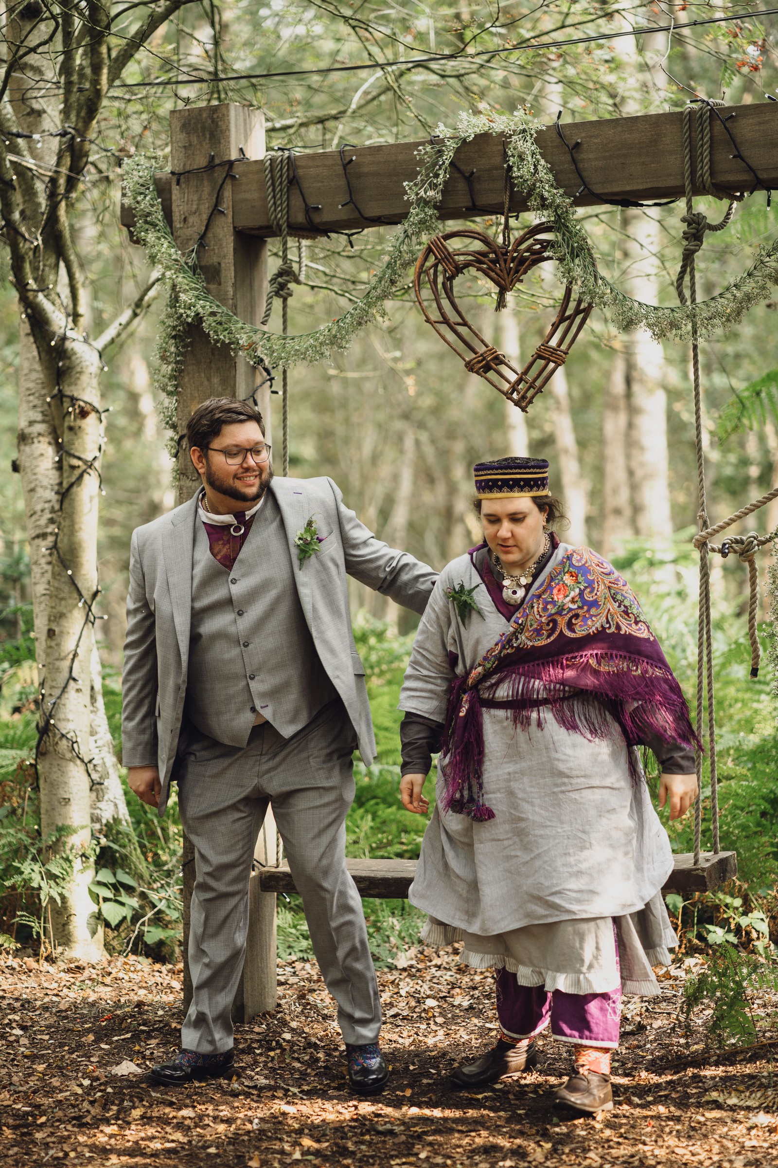 Ben & Kris // Cheshire woodland weddings